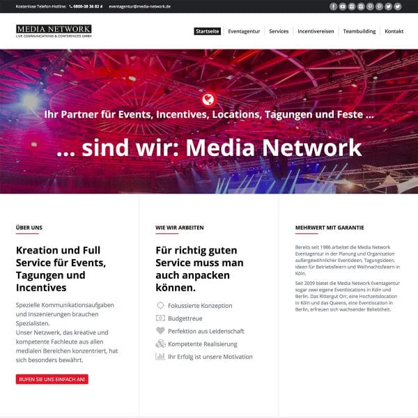 Media Network Website